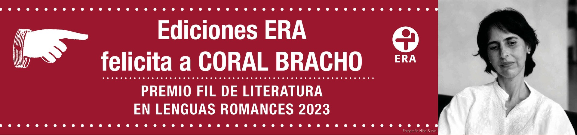 Coral Bracho. Premio Fil de Literatura 2023