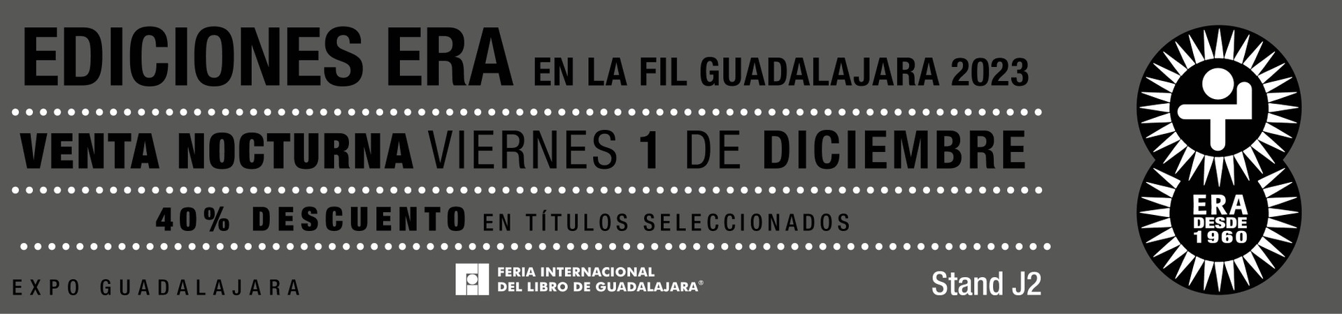 Venta nocturna FIL GDL 2023